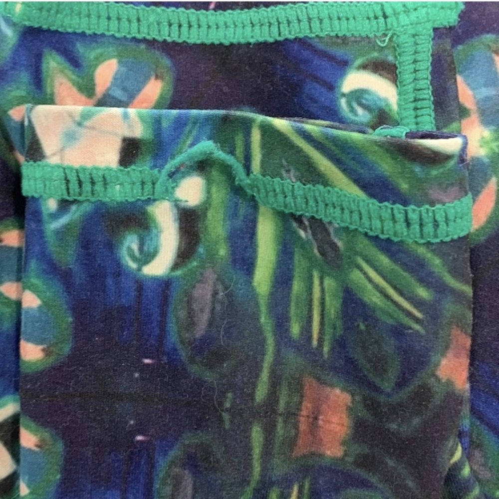 Wolven Threads Triangulate High Rise Legging - Picture 5 of 9